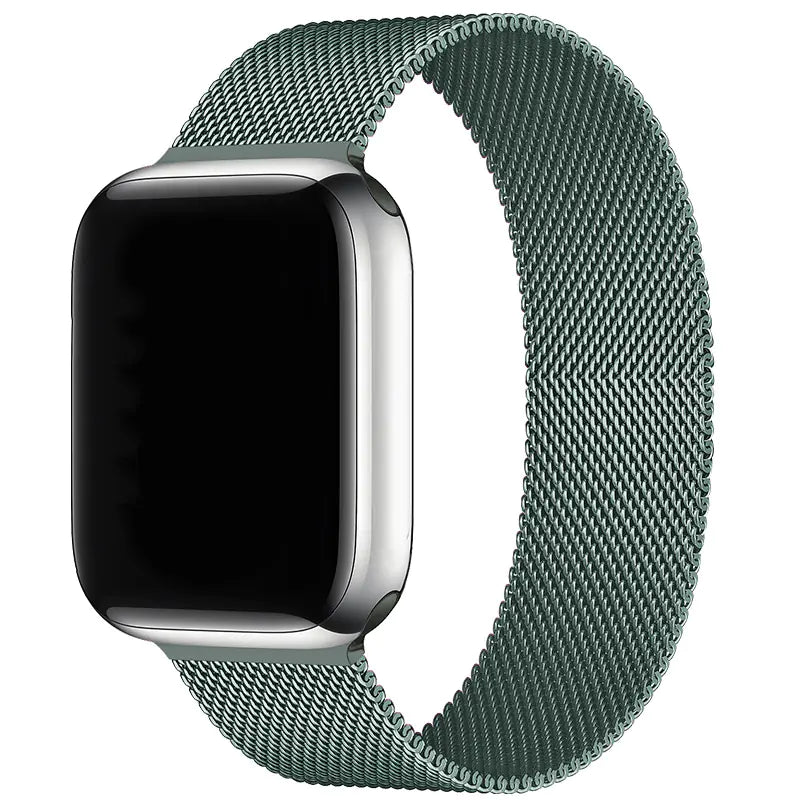 Dluxe Ave. Milanese Magnetic Steel Band for Apple Watch Series 56789 SE