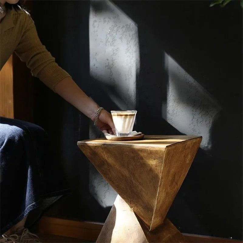 Creative Bedroom Bedside Table Nordic Minimalist Magnesium Oxide Coffee Table