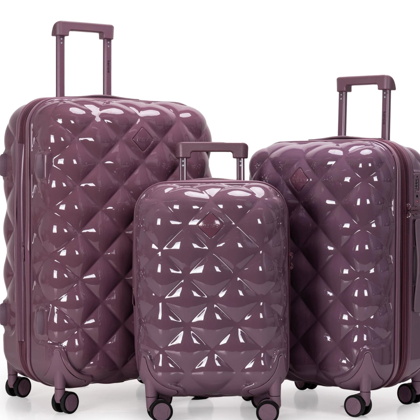 Dluxe Ave. 3 Pcs/ Spinning Wheels/ TSA Lock/  Mauve