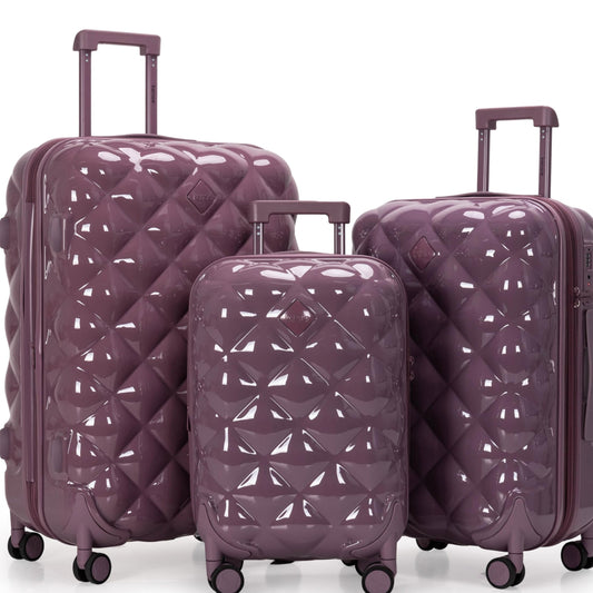 Dluxe Ave. 3 Pcs/ Spinning Wheels/ TSA Lock/  Mauve