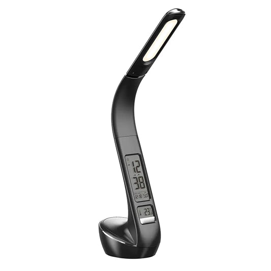 Dluxe Ave. LED Bedroom Table Lamp with HD Calendar Feature