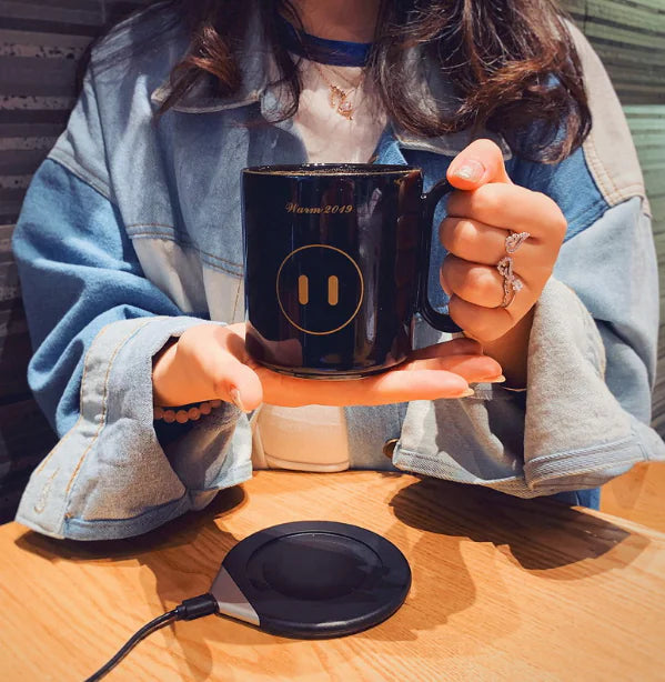 Dluxe Ave. Smart Wireless Heated Ceramic Mug with Fast Charging