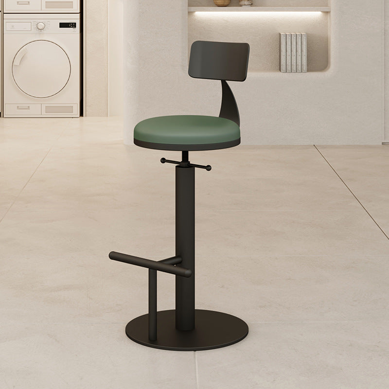 Adjustable Height Swivel Bar Stool