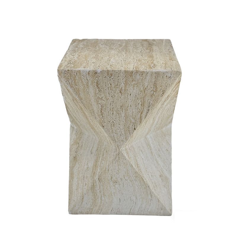 Artistic Rubber Wood Side Table