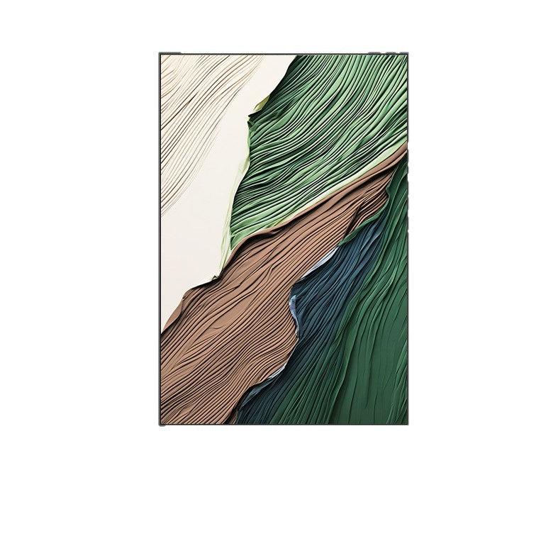 Green abstract decorative painting