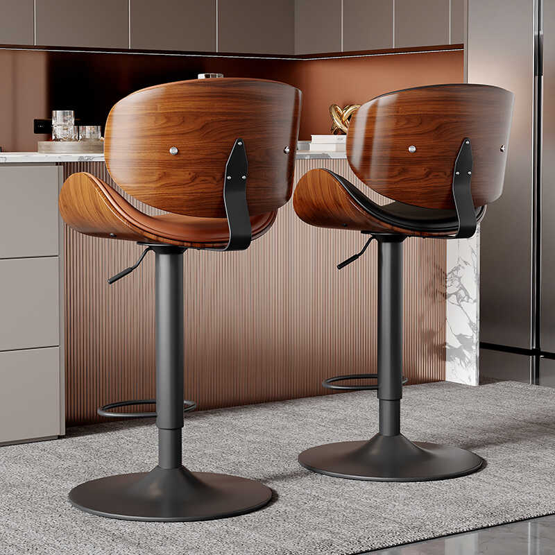 Adjustable Swivel Bar Stool