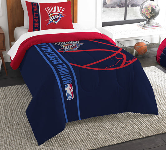 Dluxe Ave. ( TWIN ) 2 Pcs NBA  Comforter and Sham Set