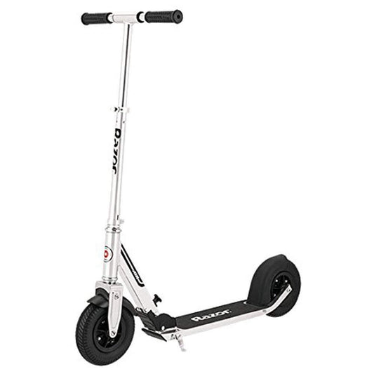 Dluxe Ave. A5 Air Kick Scooter, strong aluminum frame, anti-rattle handlebars and folding system- Silver