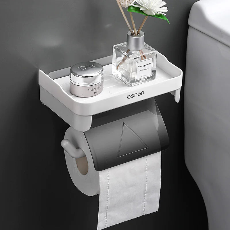Dluxe Ave. Waterproof Plastic Toilet Paper and Towel Holder