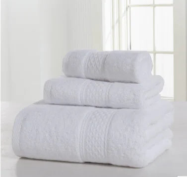 Dluxe Ave. Cotton Spa Robe and Thick Skin-Friendly Towels