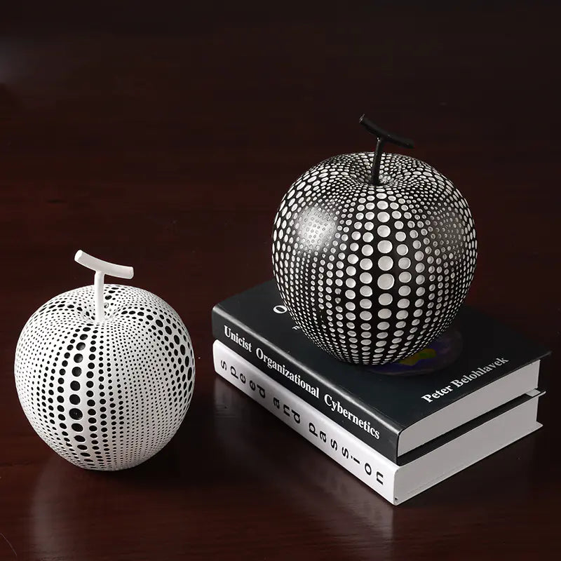 Dluxe Ave. Modern Minimalist Nordic Resin Apple Decor for Home
