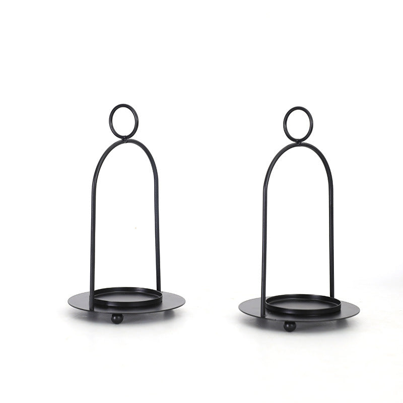 Wrought Iron Candle Lantern