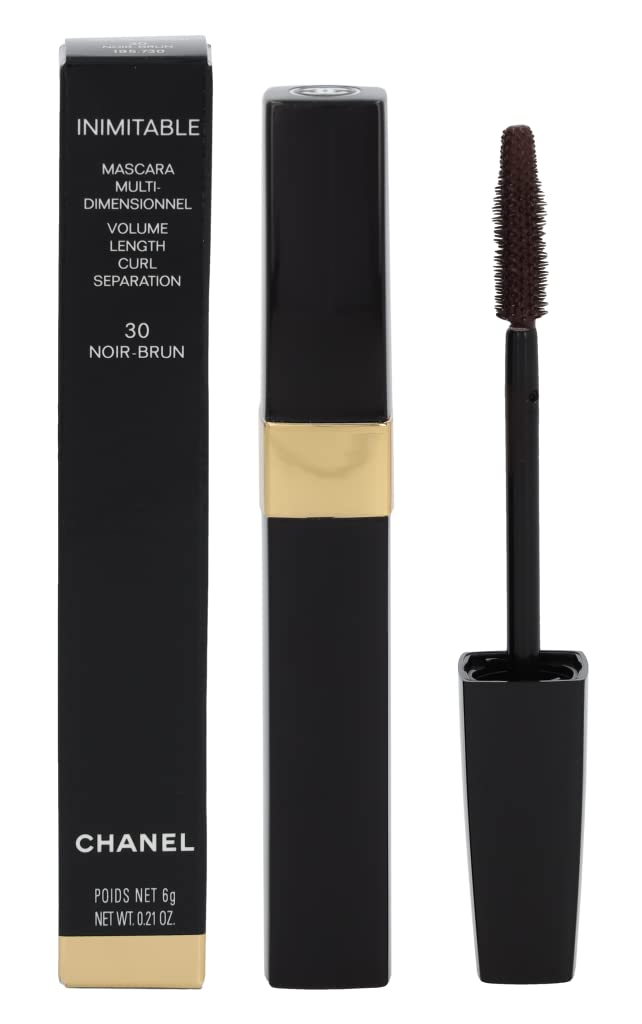 Dluxe Ave Chanel Inimitable Multi Dimensional Mascara Volume Length Curl Separation 30 Noir - Brown 6g/0.21oz