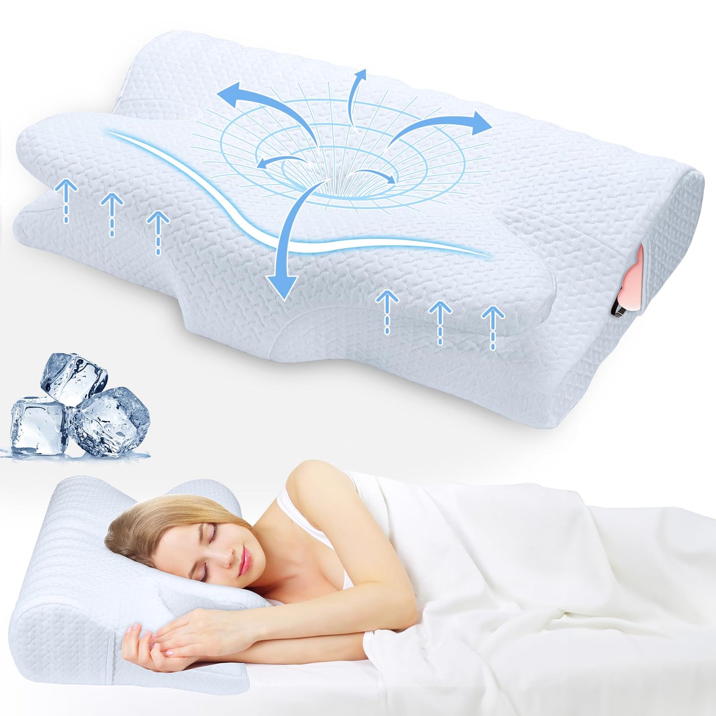 Dluxe Ave. Neck Pillow Neck & Cervical Pillows for Neck Support