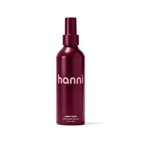 Dluxe Ave. HANNI Water Balm Hydrating Body Mist Moisturizer Spray with Hyaluronic Acid for All Skin Types Lotion Replacement 200 mL / 6.76 fl oz