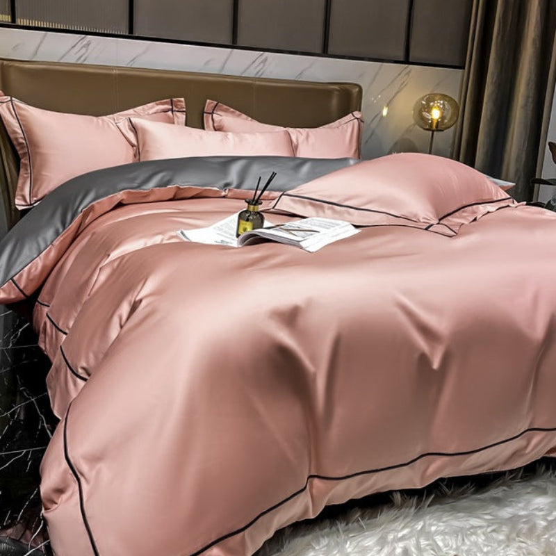 Dluxe Ave. Light Luxury Pure Cotton Four-Piece Set