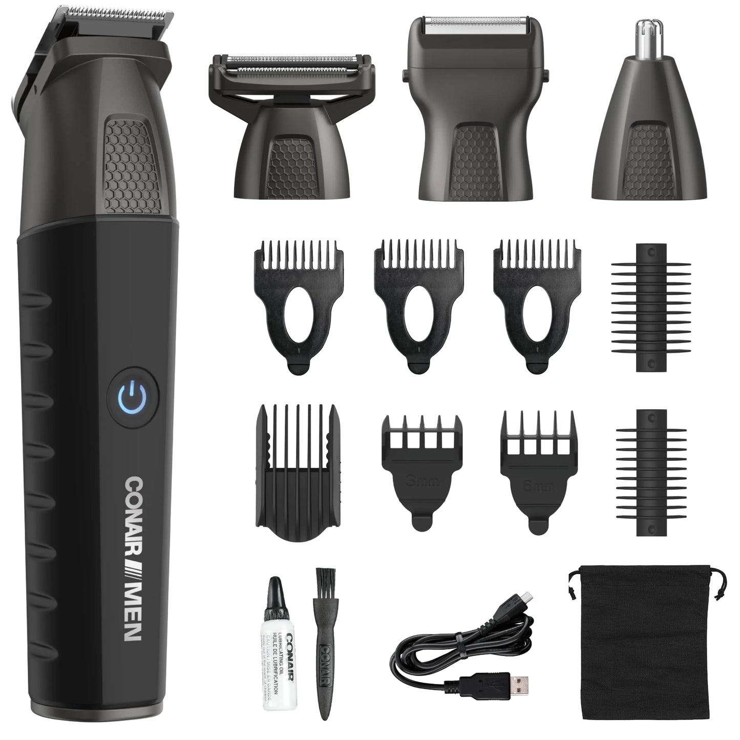 Dluxe. Ave. Conair Men All-in-One Trimmer for Men /16 Piece