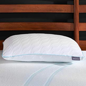 Dluxe Ave. ( KING ) Tempur-Pedic TEMPUR-Cloud ProMid Memory Foam Pillow, { SOFT/ MED. } Set of 1, White