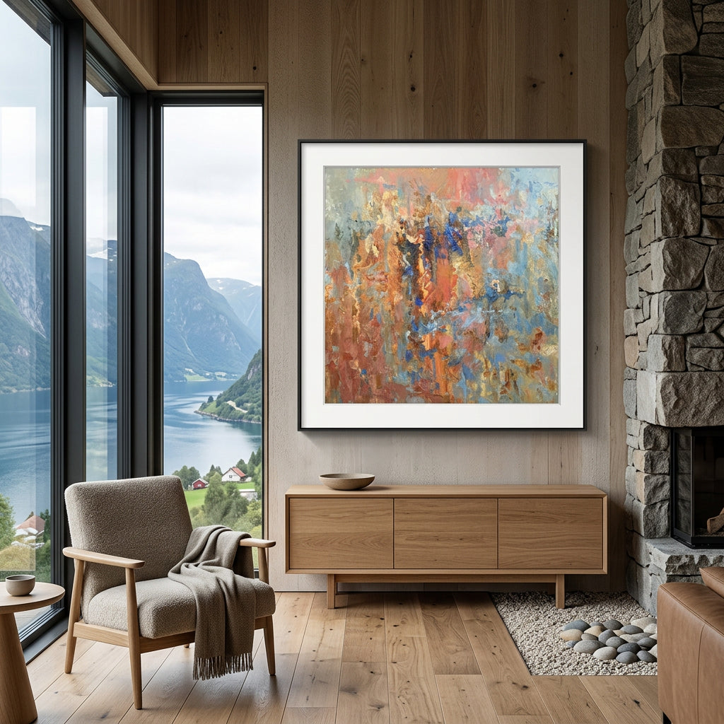 Dluxe Ave. Abstract Canvas Wall Art Painting