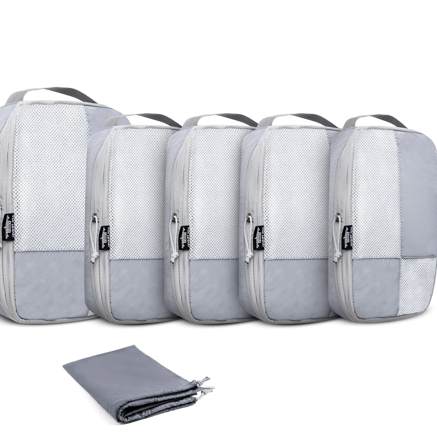 Dluxe.Ave. Compression Travel Organizer 6 Set / GREY