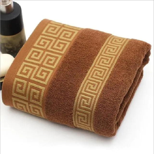 Dluxe Ave. Cotton Solid Color Large Bath Towel Gift Set