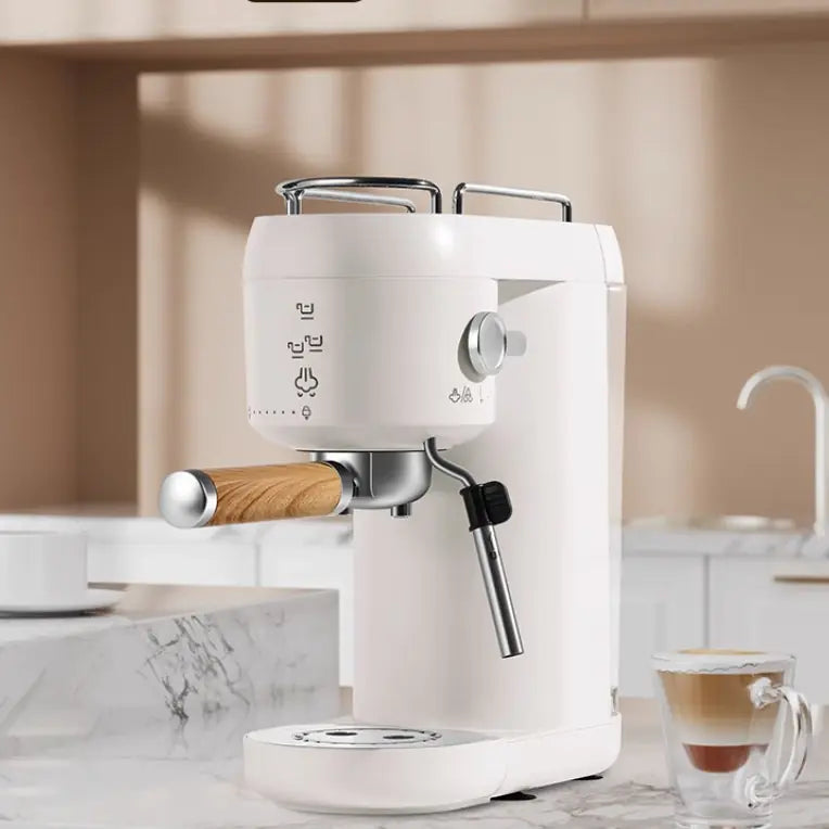 Dluxe Ave. Espresso Machine with Milk Frother and Grinder 110V.