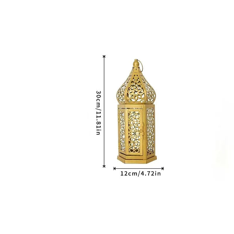 Retro Iron Moroccan Lantern