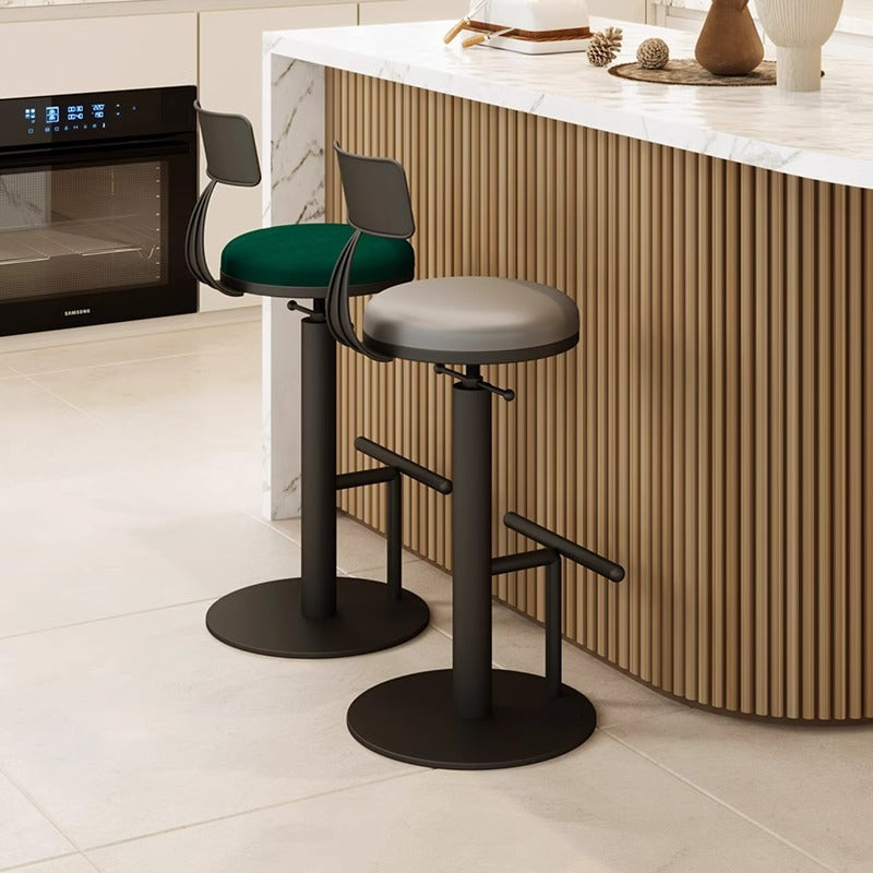 Adjustable Height Swivel Bar Stool