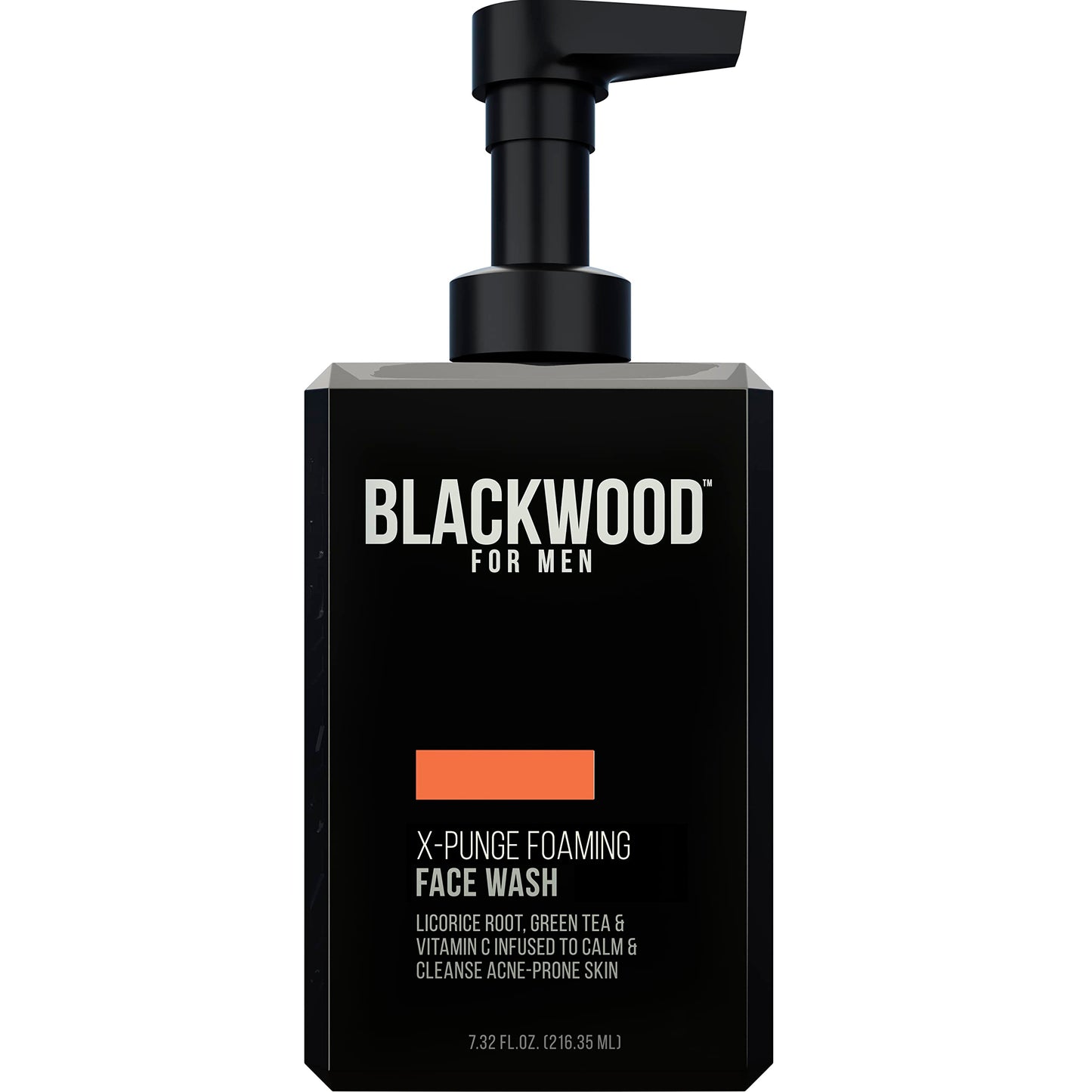 Dluxe Ave. Blackwood For Men X-Punge Foaming Face Wash Paraben Free Sulfate Free & Cruelty Free (7.32 oz)