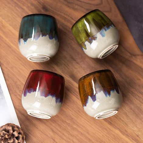 Dluxe Ave. Italian Abstract Ceramic Espresso Coffee Cup (Single Piece)