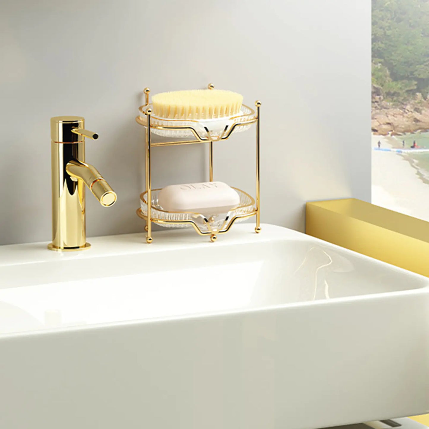 Dluxe Ave. Luxury Soap Dish and Holder for Bathroom