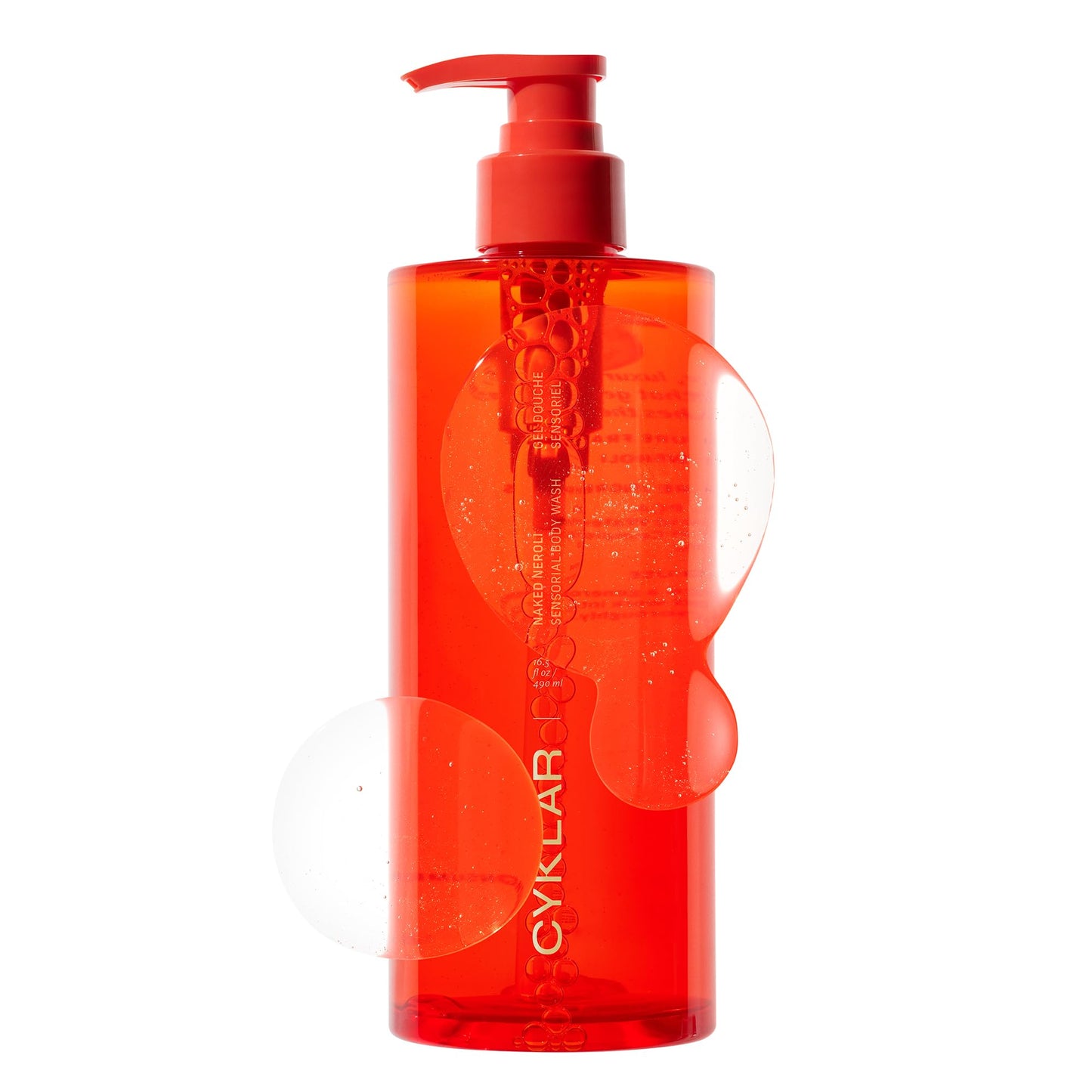 Dluxe Ave. CYKLAR - Sensorial Body Wash - Luxury Body Cleanser with Skincare Ingredients - Sodium PCA & Glycerin - Naked Neroli Fragrance - 16.5 Fl Oz