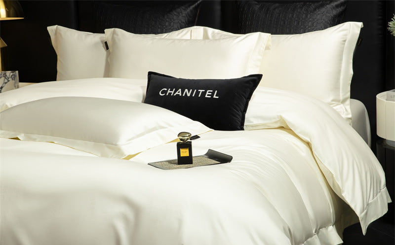Dluxe Ave.Long Staple Cotton Four-Piece Bedding Set