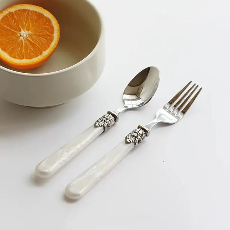 Dluxe Ave. Retro European Style Luxury Stainless Steel Cutlery Set