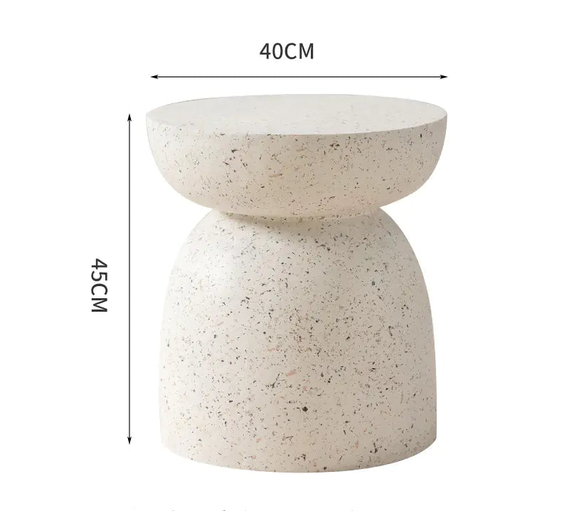 Dluxe Ave. Nordic Designer Round Side Table for Cozy Spaces