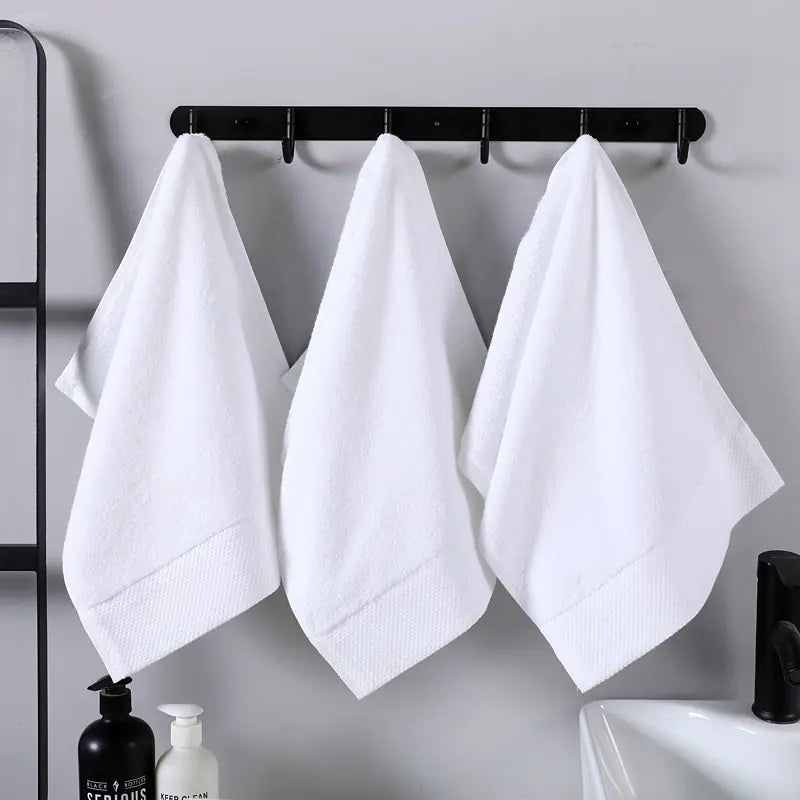 Dluxe Ave. Platinum Satin 600g Thick Cotton Hotel Bath Towel