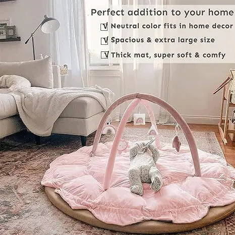 Dluxe Ave. Removable Plush Baby Play Mat with Toys