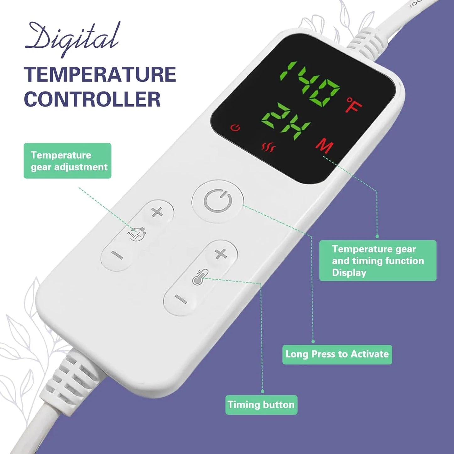 Dluxe Ave. Hot Stones Massage Set with Temperature Adjustment/ 10 Pcs