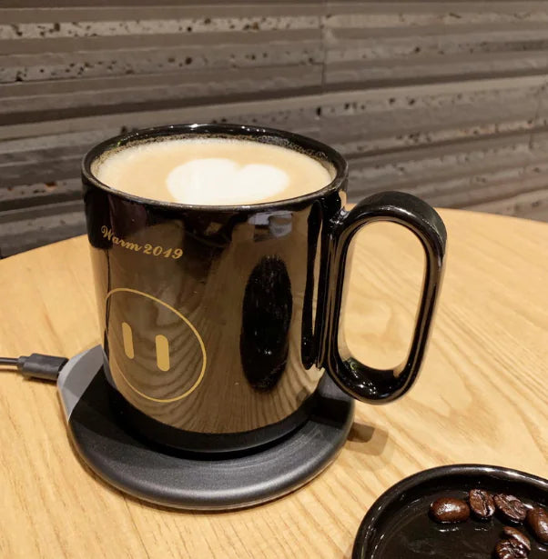 Dluxe Ave. Smart Wireless Heated Ceramic Mug with Fast Charging