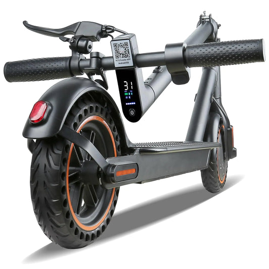 Dluxe Ave. Electric Scooter 8.5" Solid Tires E Scooter for Adult 500W Motor Up to 19MPH /19-21Miles Commuter Escooter with Smart APP and Cruise Control Portable Scooter Electric