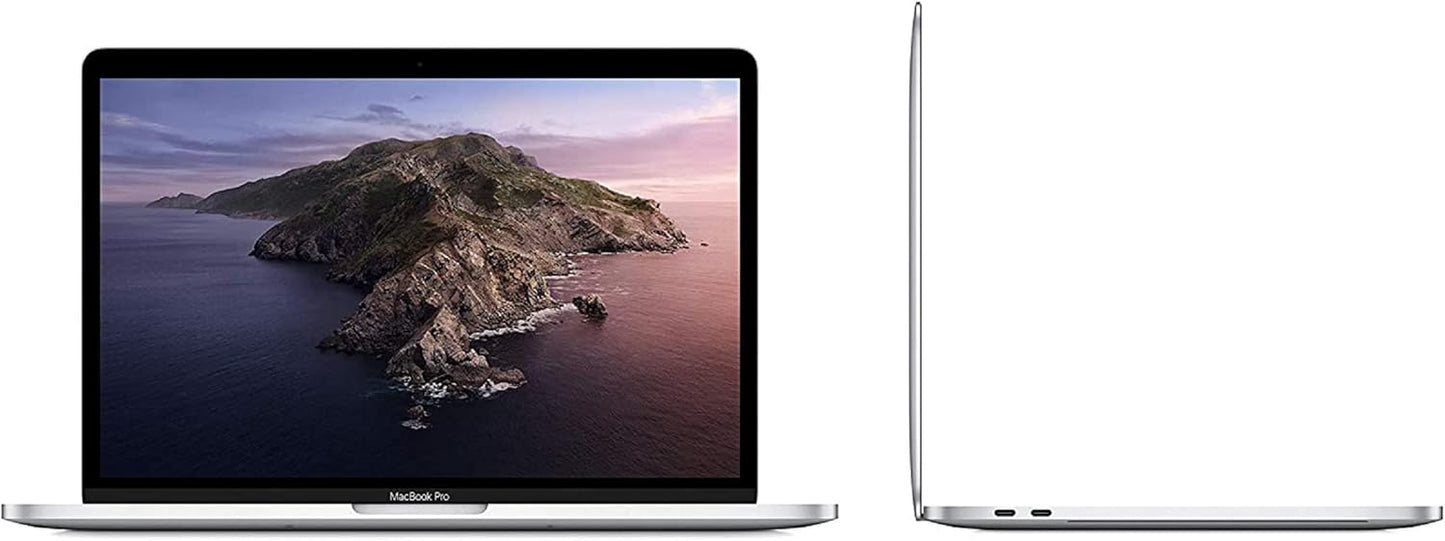 Dluxe Ave. Apple MacBook Pro Retina Display MPXQ2LL/A  13in Laptop 2.3GHz Intel Core i5 Dual Core 8GB RAM 128GB SSD Silver macOS Mojave 10.14 (Renewed)