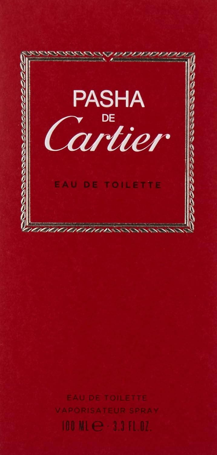 Dluxe Ave. CARTIER Pasha de Cartier | Eau de Toilette | Fragrance for Men | Classic Fougere Accord with Lavender and Patchouli | 100 mL / 3.3 fl oz
