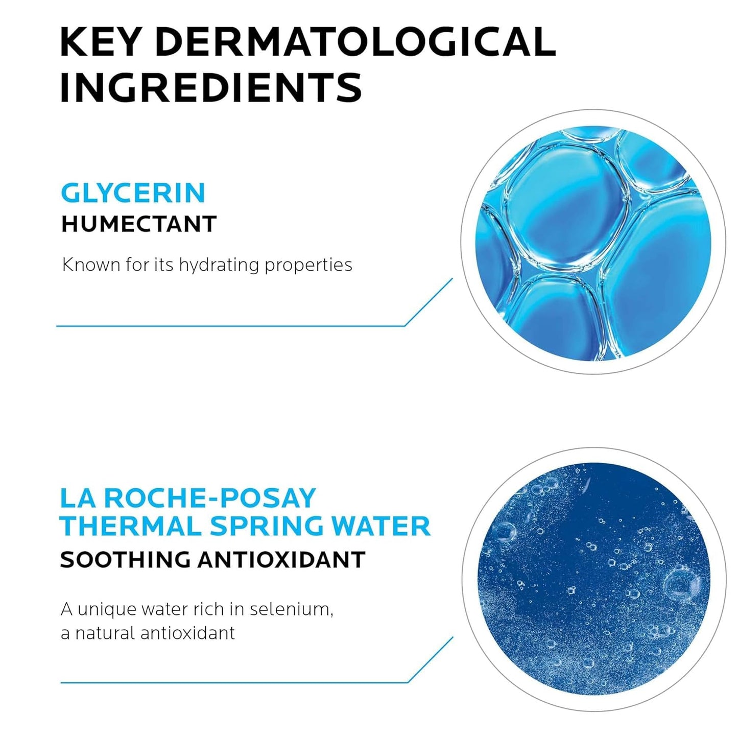 Dluxe Ave. La Roche-Posay Toleriane Dermo Face Cleanser for Face & Eyes Gentle Face Wash and Makeup Remover Milky Texture Fragrance Free Preservative Free