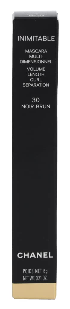 Dluxe Ave Chanel Inimitable Multi Dimensional Mascara Volume Length Curl Separation 30 Noir - Brown 6g/0.21oz