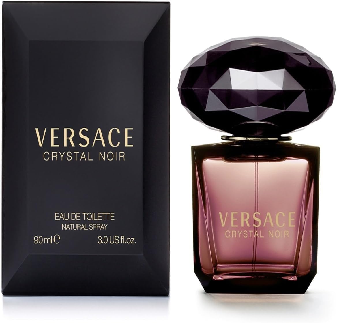 Dluxe Ave. Versace Crystal Noir by Versace for Women 3.0 oz Eau de Toilette Spray