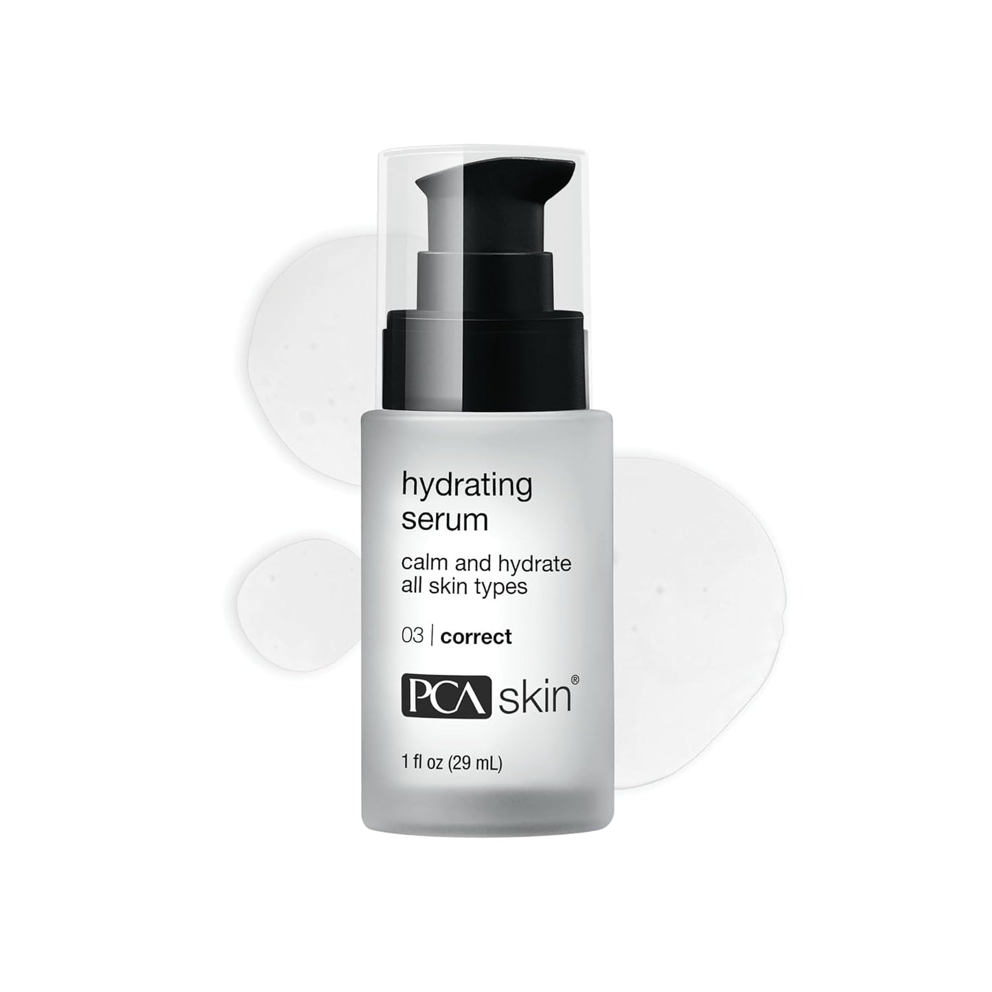 Dluxe Ave. PCA SKIN Hydrating Serum Sensitive Skin Face Moisturizer Gently Nourishes and Hydrates Sensitive Skin 1 fl oz Pump