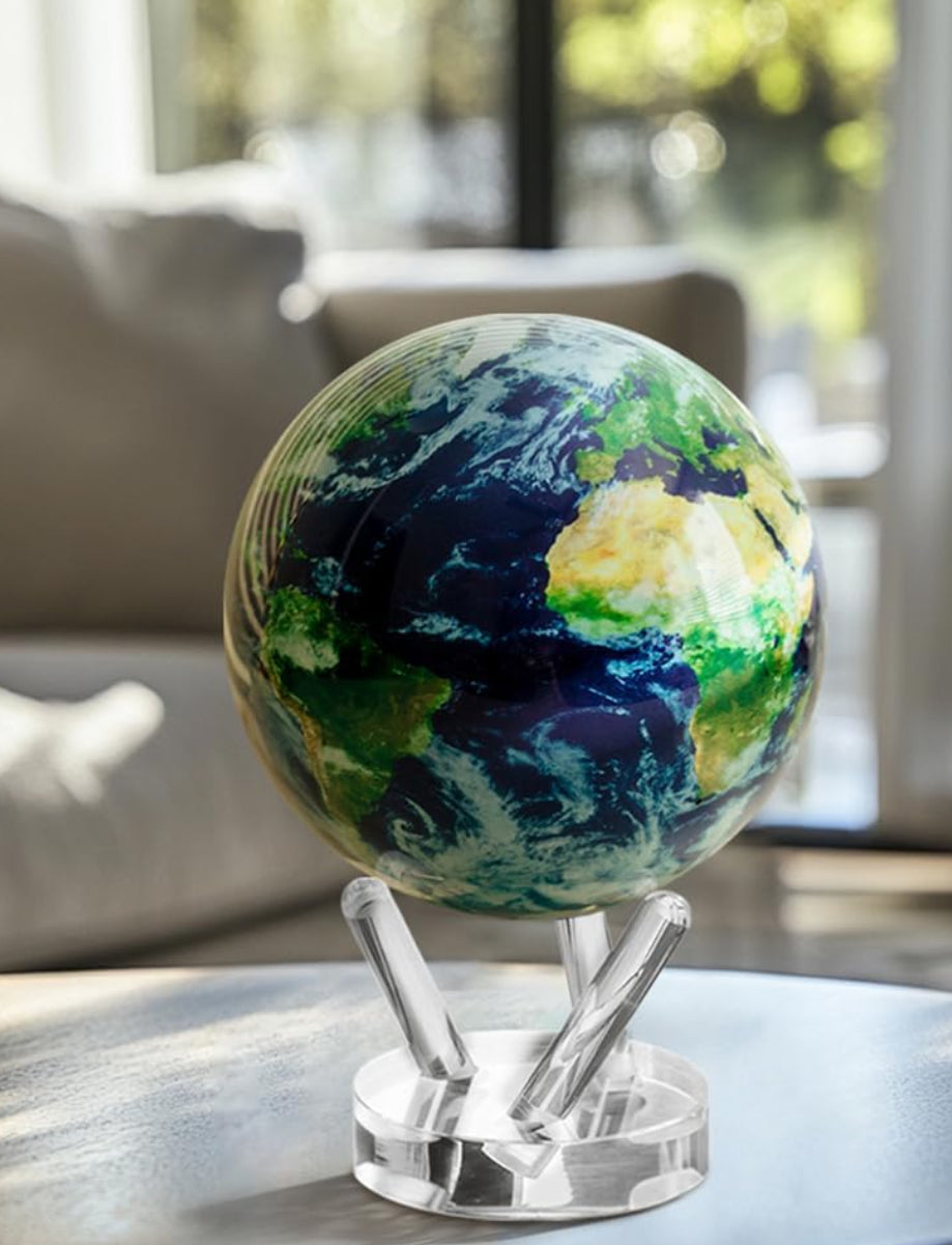Dluxe Ave. Globe Earth with Clouds 4.5"