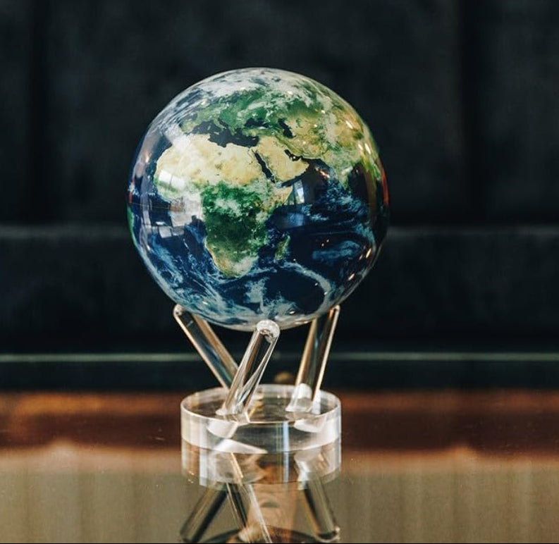 Dluxe Ave. Globe Earth with Clouds 4.5"