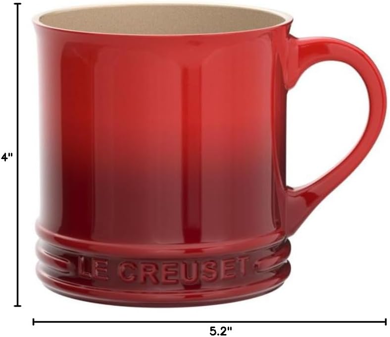 Dluxe Ave. (Limited Edition) Stoneware Vancouver Mug 14 oz. Cerise