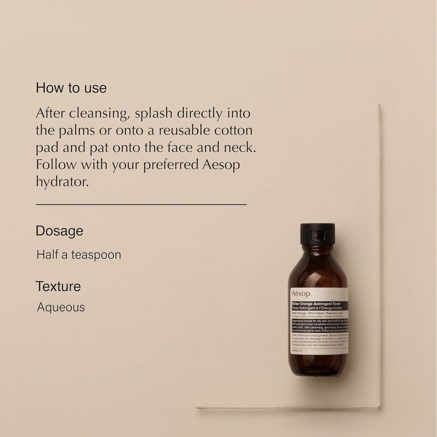 Dluxe Ave. Orange Astringent Toner/ Cleanses Skin of Sweat and Grime 3.3 oz